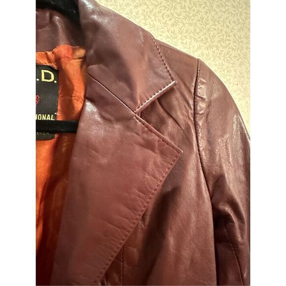 P.B.D. International leather jacket - Picture 4 of 12
